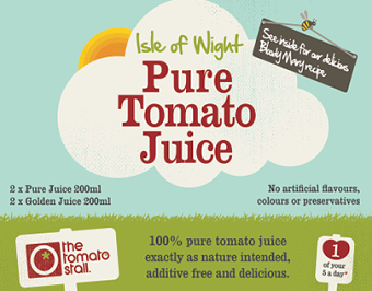 Packaging and banner design - Tomato Stall