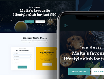 Gusto Malta Web Design