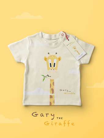 Gary the Giraffe Illustration