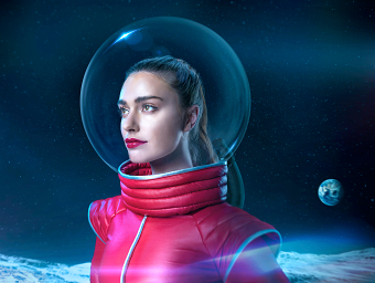 Space woman