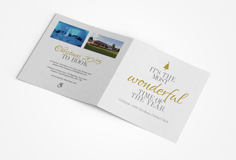 Print and Digital Christmas Menu