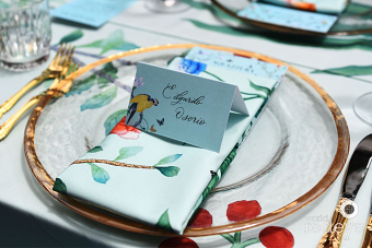 Name Card and Napkin Design