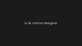 Showreel