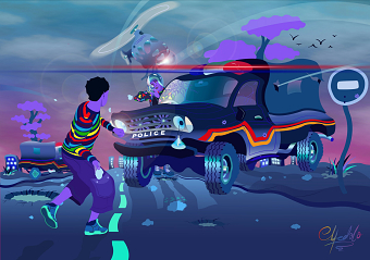 Riot Scene