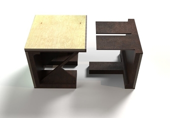 CENOTÉ | Corten stool