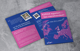 Flyer and poster designs for go2uni