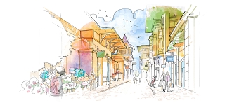 Architectural project illustration PIYALEPASA