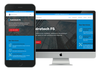 Web Design for Hydrotech FS