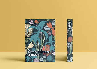 Dragonfly on a book cover