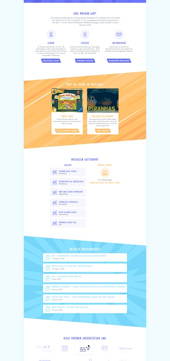 Software Challenge Website for Kids