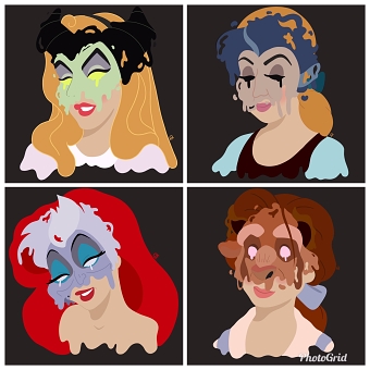 Disney Princess X Villans
