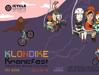 Monika Melnychuk illustrates for Klondike Krankfest