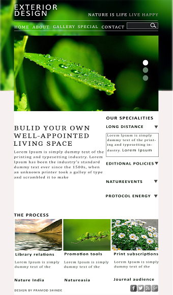Design web layout