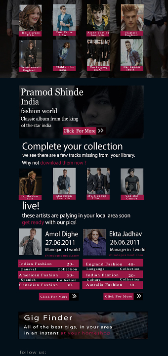 E mailer Design