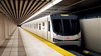 Subway Station Scene