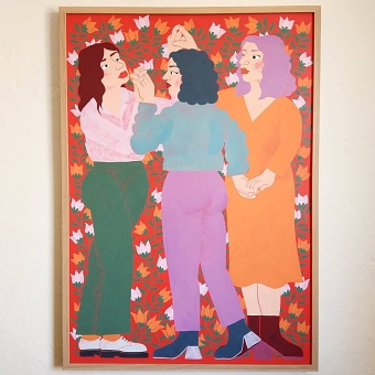 The Three Graces in Spring