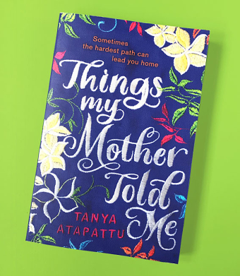 Things My Mother Told Me cover lettering - Little, Brown