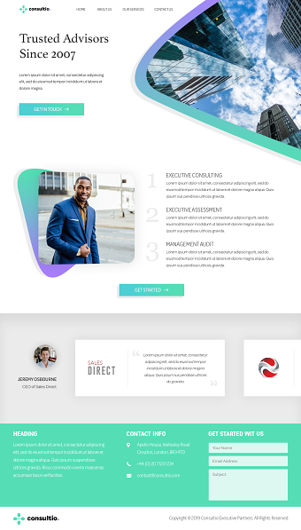 Executive Partners - Website Design