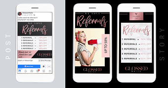 Social media promotion - Refer a friend