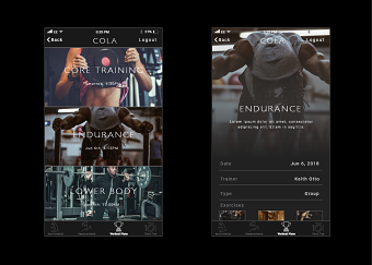 Cola Workout App Prototype