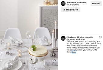 Social Media Content for John Lewis