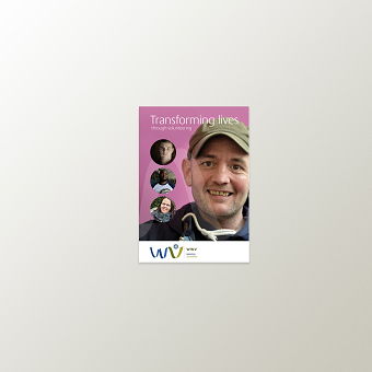 Booklet design for WWV
