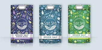 Salt Spa Co Packaging Design