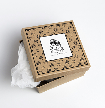 Sari Sling - Natural Baby Sling - identity design