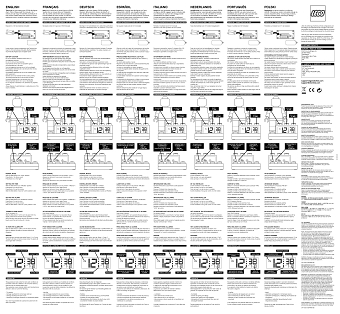 LEGO clock instruction manuals
