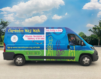 Naomi House & Jacksplace Van Wrap