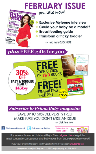 Prima Baby Mag Newsletter - Babyexpert