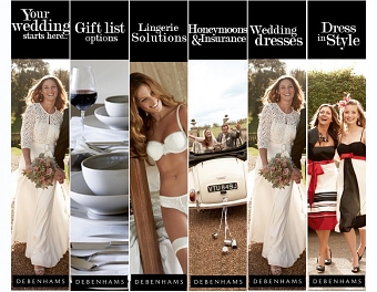 You and Your Wedding / Debenhams banners online