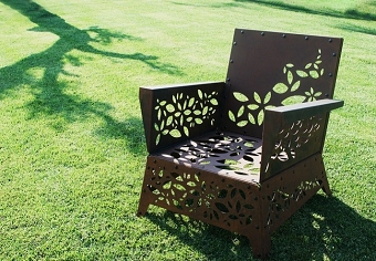 HANAMI | Corten armchair