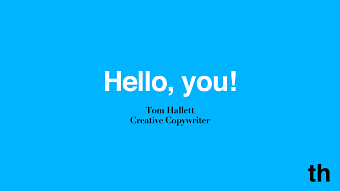 Tom Hallett Freelance Portfolio