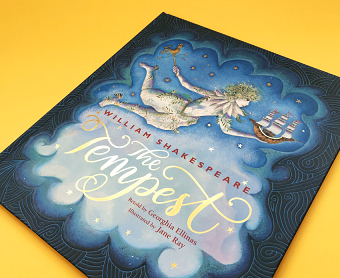 The Tempest - Cover lettering for Walker Books
