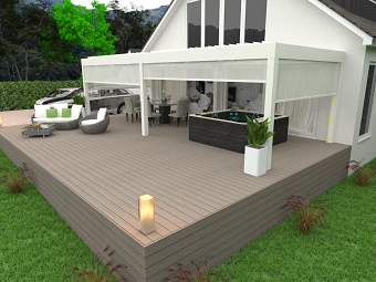 Louvred Roof Canopies
