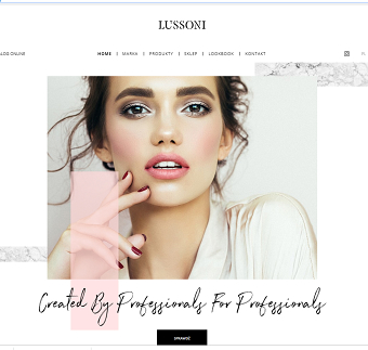WEB design for LUSSONI