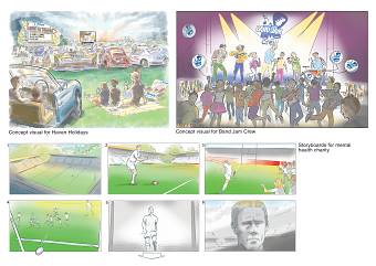 Latest visuals & storyboards