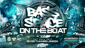 Space Bass: On the Boat - Event Artwork