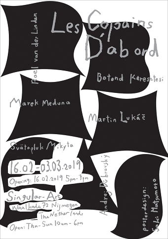 poster design/ a painting exhibition in the Netherlands