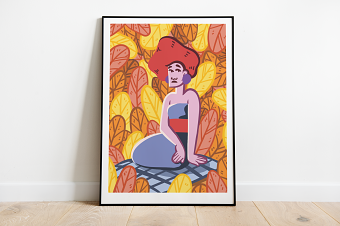 Autumn Poster Illustration