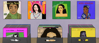 Women in Vinyl Reissues Illustration