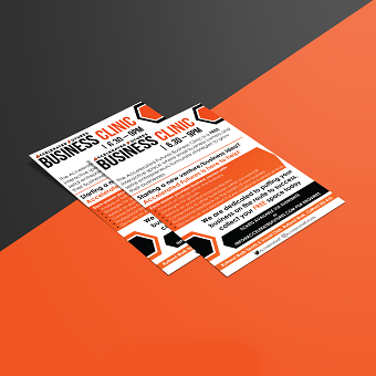Business Clinic Flyer