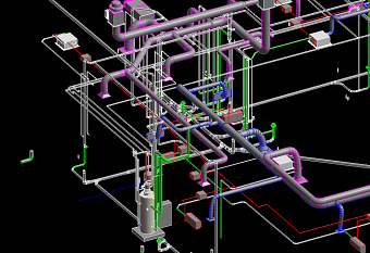 3D MEP Modeling of Commercial Complex