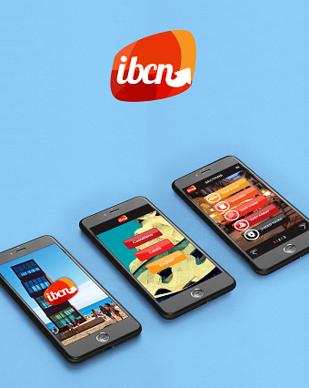 IBCN branding, digital design