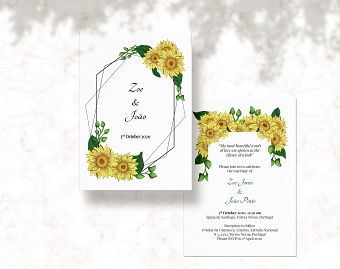 Zoe and Joao wedding invite
