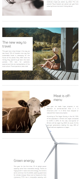2019's Sustainability Wins