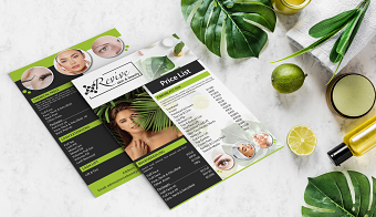 Revive Beauty - Pricelist