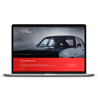 GAP FILM PRODUCTION WEBSITE DESIGN (ONGOING PROJECT)