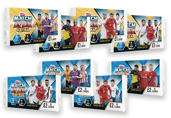 3D Product visuals for the 2020 Match Attax Extra range